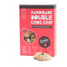Charlies 125g Double Choc Chip Bites - Carton of 12 - $4.35/Unit + GST Charlies 125g Double Choc Chip Bites - Carton of 12 - $4.35/Unit + GST